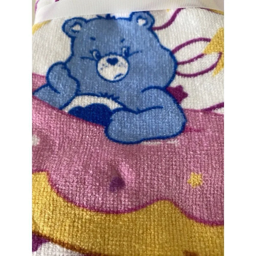 2 Pack Care Bears Grumpy Bear And‎ Donuts Bath Hand Towels 16 X 28” NEW